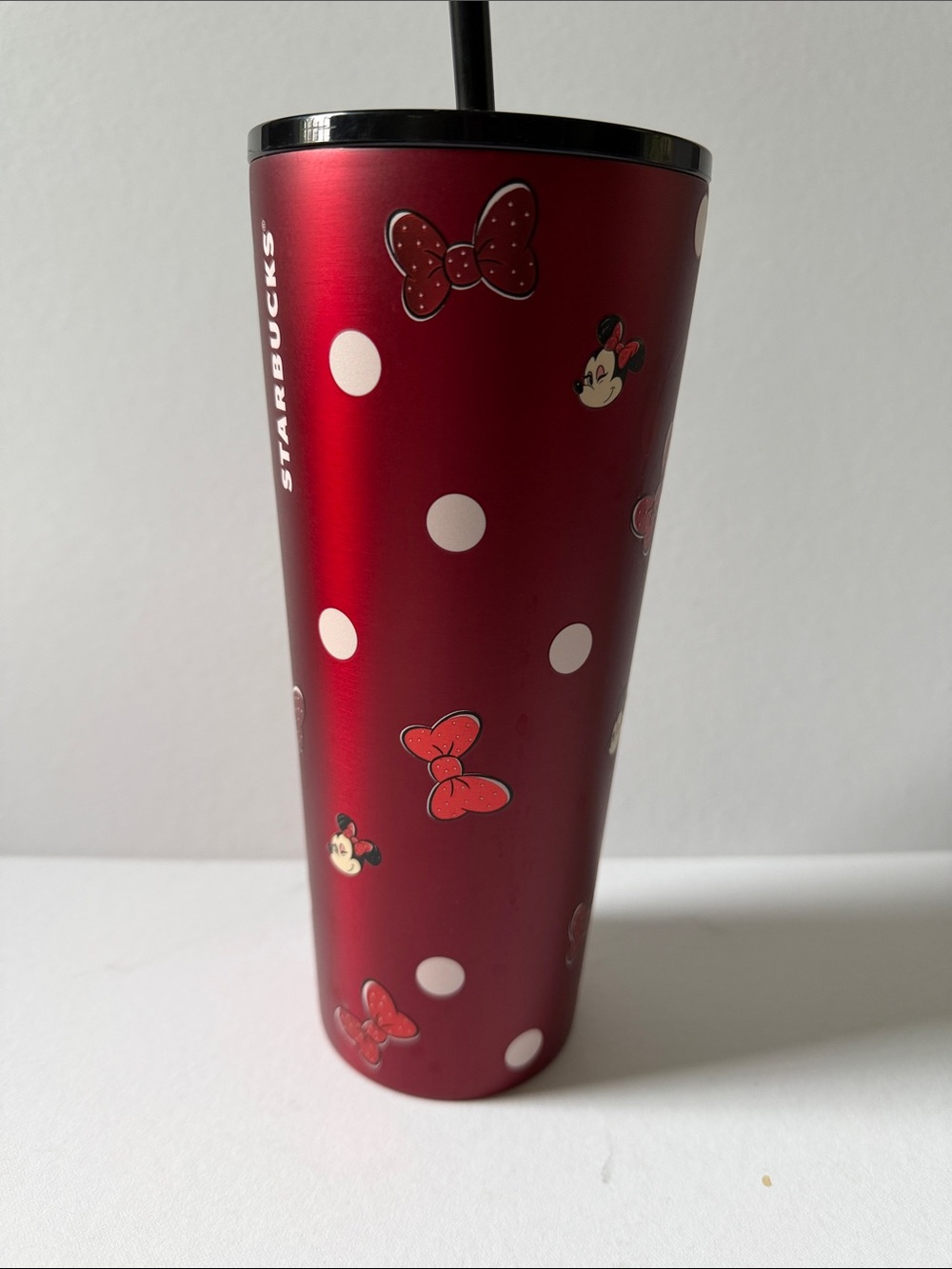 Starbucks Red Tumbler Disney Minnie